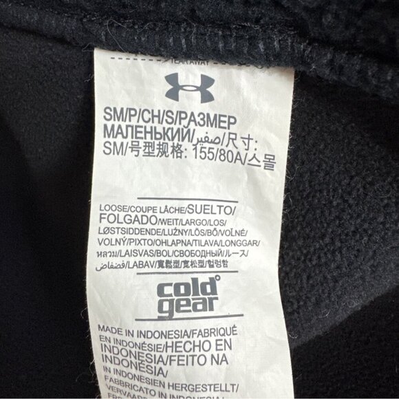 Under Armour Womens US Marines Storm Jacket Hooded Black Cold Gear Full Zip Sz S - Picture 8 of 10